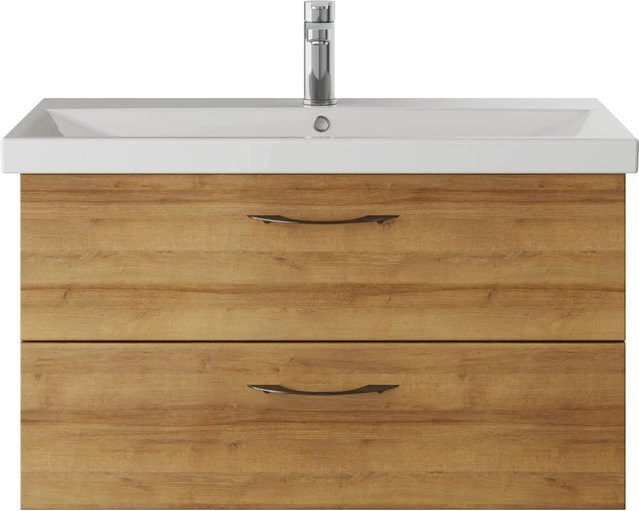 Pelipal Waschbeckenunterschrank Serie 4035 Riviera Eiche Breite: 86 cm - Bild 1