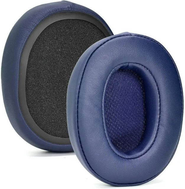 MIIQNUS Proteinleder Ersatz-Ohrpolster für Skullcandy Crusher Wireless, Crusher ANC und Hesh3 in Blau - Bild 1