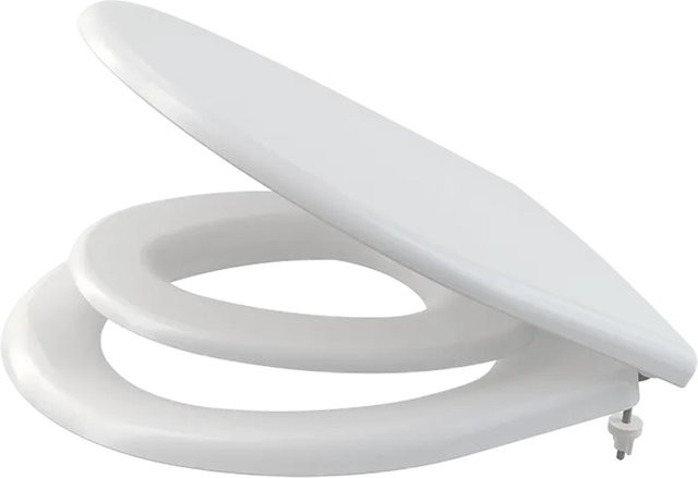 Alcadrain A606 WC-Sitz Universal mit Softclose und Kindersitz aus Duroplast in Weiß, ovale Form, abnehmbar - Bild 1