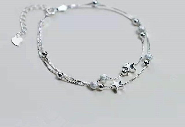 Allbestart Armband, 925 Silber, Sterne, Zirkonia, Damen - Bild 1