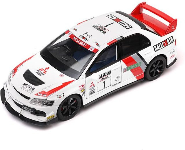 Linyi toy car Mitsubishi Lancer Evolution Evo Petroleum Version, Druckgussmodell, 1:32, mit Licht und Sound, ab 14 Jahren - Bild 1