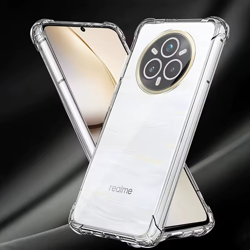 Transparente Handyhülle aus weichem TPU-Silikon für Realme 14 Pro Plus, 14 Pro Lite, 14X und 14T 5G - Bild 2
