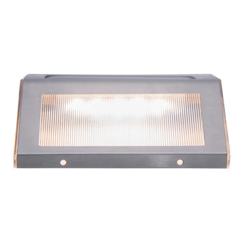 Näve LED-Solar-Außenleuchte 4er-Set in Silber mit warmweißem Licht für Garten und Weg, Höhe: 10 cm, Breite: 8,2 cm - Bild 2