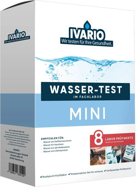 Ivario Wassertest Mini mit 8 Prüfwerten in Multicolor - Bild 1
