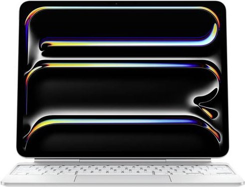 Apple Magic Keyboard Tablet-Tastatur mit Hülle für iPad Pro 13 (2024) in Weiß mit USB-C - Bild 1