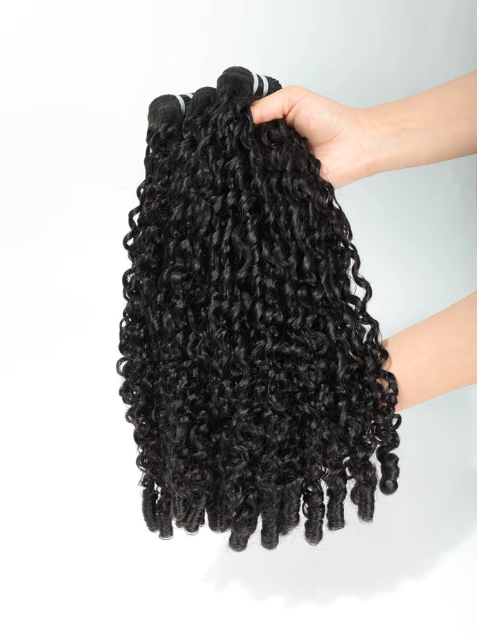 WOWANGEL Spirals Curly Bundles, Pixie Burmese Curls, 100 % Echthaar - Bild 7
