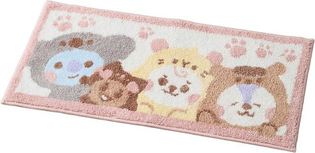 BT21 BABY Flauschiger Teppich ver.1 Alsyu-Ko Mang in Weiß und Multicolour - Bild 1