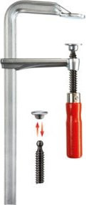 Bessey Ganzstahl-Schraubzwinge GZ 400/120 in Silber - Bild 1