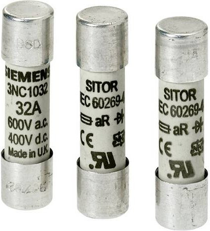 Siemens 3NC1025 Sicherungseinsatz in Silber - Bild 1