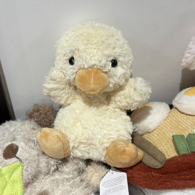 Favorite Kleine süße Enten Plüschtier Puppe, beige, 15cm - Bild 1