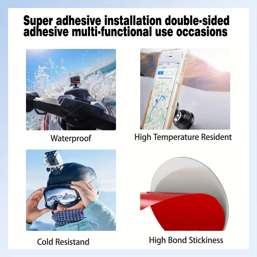 Doppelseitige Acryl-Klebeband-Pads in Transparent, wasserdichte und spurlos entfernbare selbstklebende Aufkleber für Auto und Zuhause - Bild 3