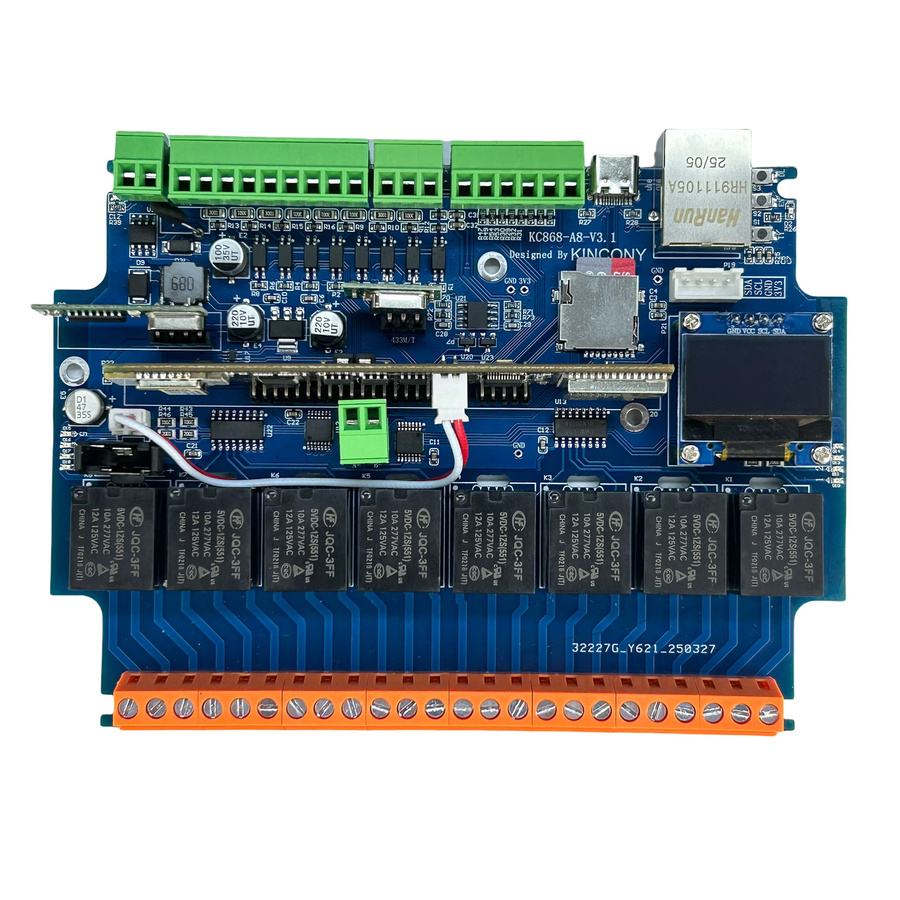 KinCony KC868-A8v3 ESP32-S3 8-Kanal-Relaismodul für Home Assistant und ESPHome mit RS485, Modbus, MQTT und HTTP für dein Smart Home DIY-Projekt - Bild 2