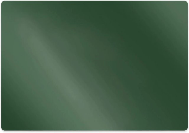 Tulup Bodenschutzmatte Dunkelgrün Unterlage für Schreibtischstühle B/T: 100 x 70 cm - Bild 1