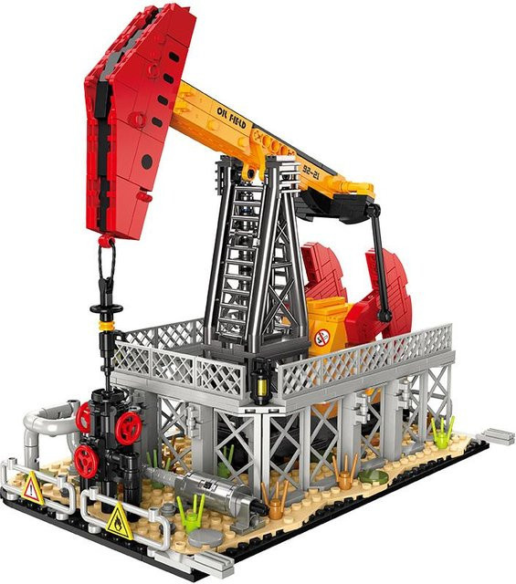 Stadt Erdöltechnik Gebäude Bausteine Modell, ab 14 Jahre - Bild 1