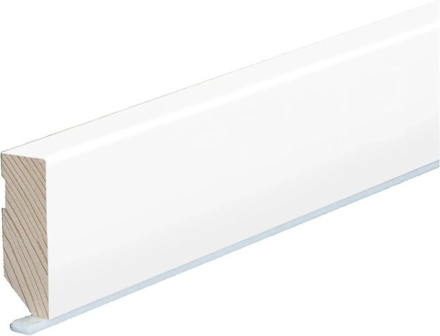 Kosche Sockelleiste Topline mit Vito Band in Gletscher-Weiß, B/H/T: 240 x 1,6 x 4 cm - Bild 1