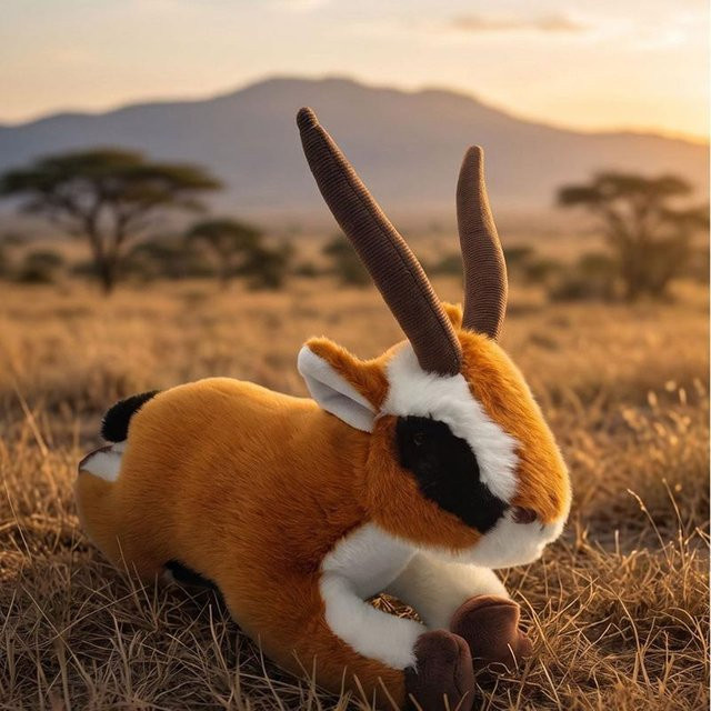 Yiran toy Antilopen-Stofftier, Plüsch / Textil, 30cm, ab 14 Jahren - Bild 1