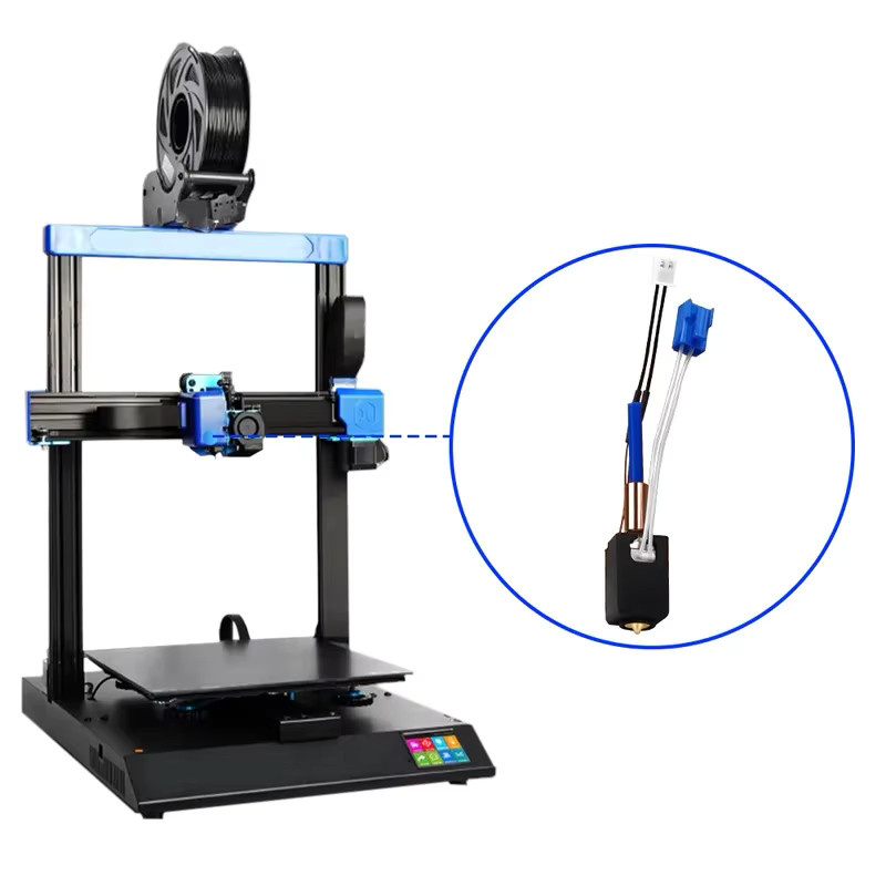 Artillery Sidewinder X2 und X1 Hotend-Upgrade Kit mit 24V 64W Heizrohr, Thermistor und Düse für FDM 3D-Drucker - Bild 3