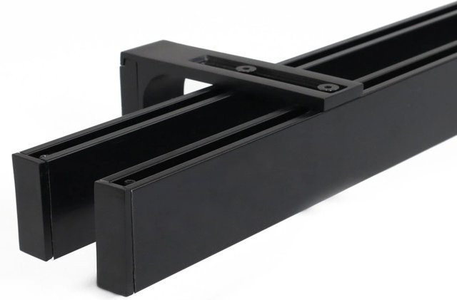 Deco-Raum Gardinenschiene Loft Schwarz Deckenmontage Gerade Länge: 240 cm - Bild 1