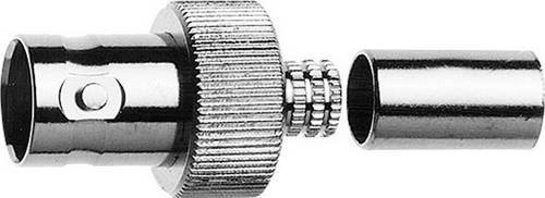 Telegärtner BNC-Steckverbinder Buchse gerade 75 Ohm in Silber - Bild 1