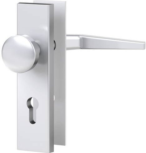 BASI 7902-1101 Schutzbeschlag aus Aluminium in Silber - Bild 1