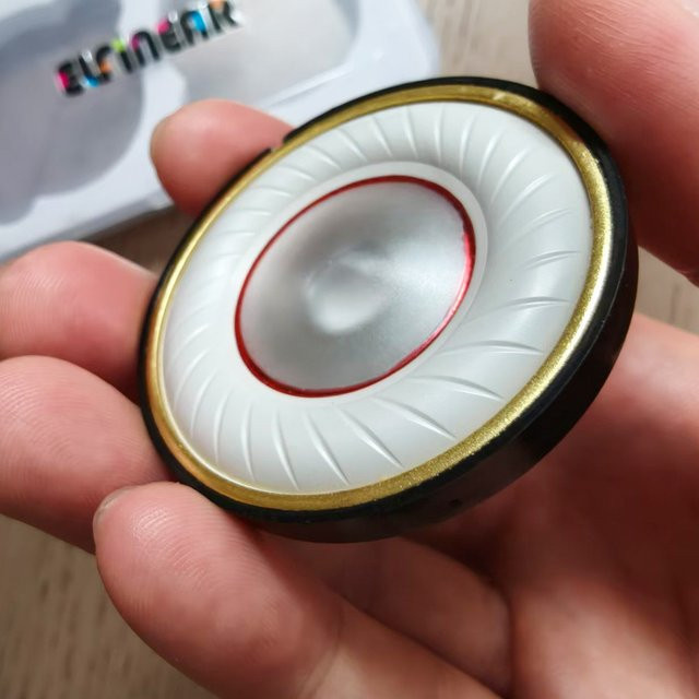 ELFINEAR 50mm Glaskuppel LCP-Membran Kopfhörer-Treiber Paar für audiophile DIY Over-Ear Headset Upgrade - Bild 1