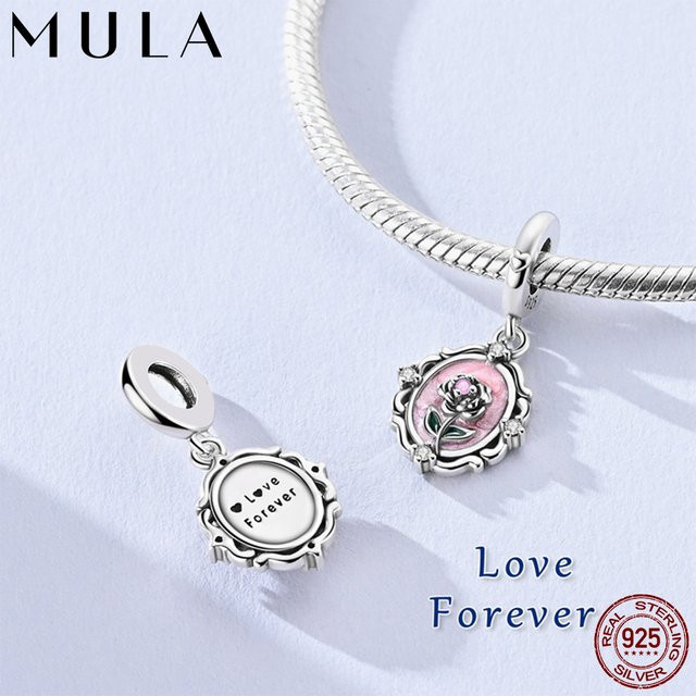 Mula Charm, Rosen-Anhänger, 925 Silber, Damen - Bild 1