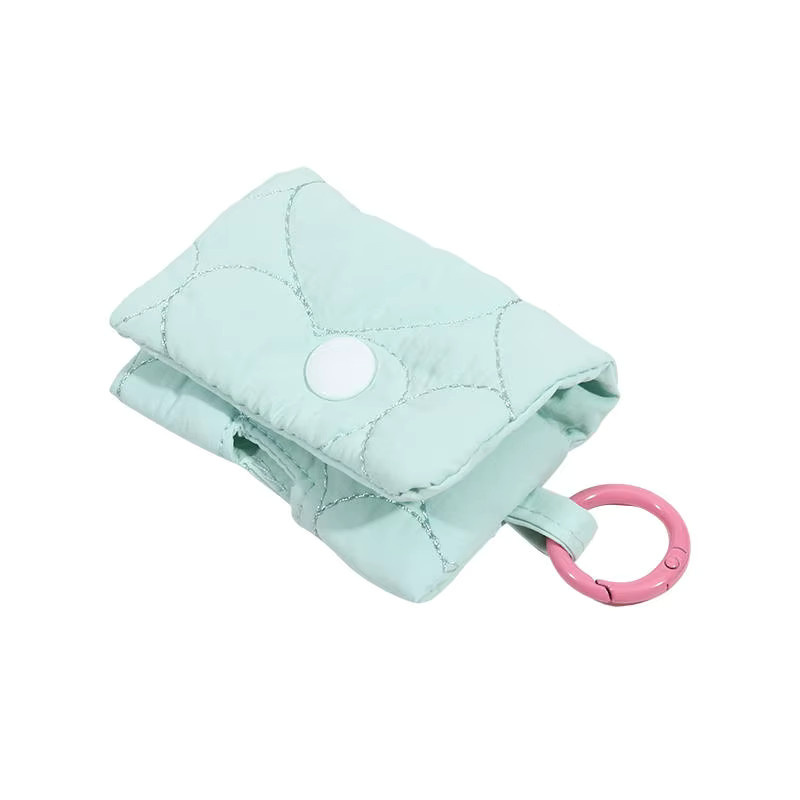 Weiche Kopfhörer Tasche mit Schnalle für Apple AirPods in Weiß und Multicolour - Bild 2