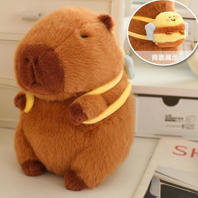 Yiran toy Kawaii Transform Capybara Plüschtier, Plüschspielzeug, 12cm - Bild 1