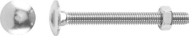 LUX-TOOLS Schlossschrauben Flachrundkopf M8 x 70 mm aus Edelstahl in Silber, 25 Stück - Bild 1