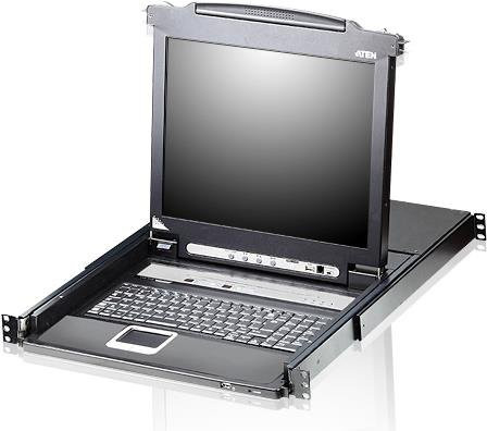 Aten CL5708N 1U KVM-Switch Schwarz mit USB-A Anschlüssen - Bild 1
