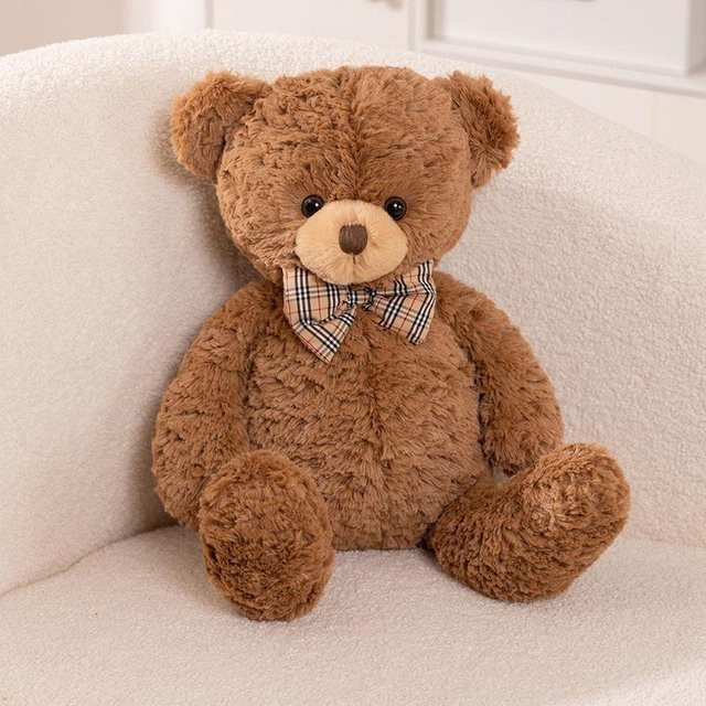 Kawaii Fliege Bär Puppe Plüschtier, Braun, 80cm - Bild 1