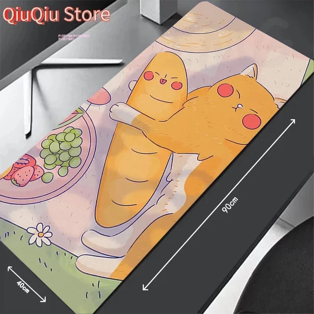 Potdemiel Gaming-Mauspad XXL Schreibtischunterlage wasserdicht, B/T: 90 x 40 cm, Multicolour - Bild 1