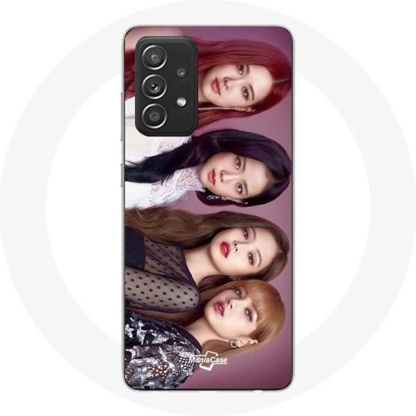 Samsung Galaxy A52 Handyhülle mit Blackpink K-Pop Poster Design in Schwarz und Multicolour - Bild 1