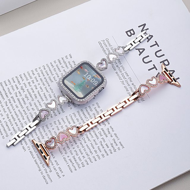 Armband Edelstahl, Herzförmig, Silber, Damen - Bild 1