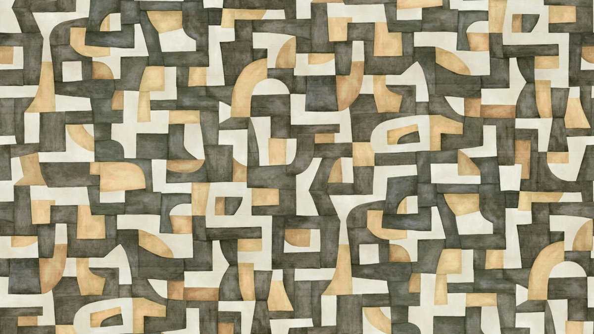 Essentials Tapete Ecoline Sandstone von Arte in Beige, Orange und Braun mit abstraktem Design aus Vlies und Textil - Bild 2