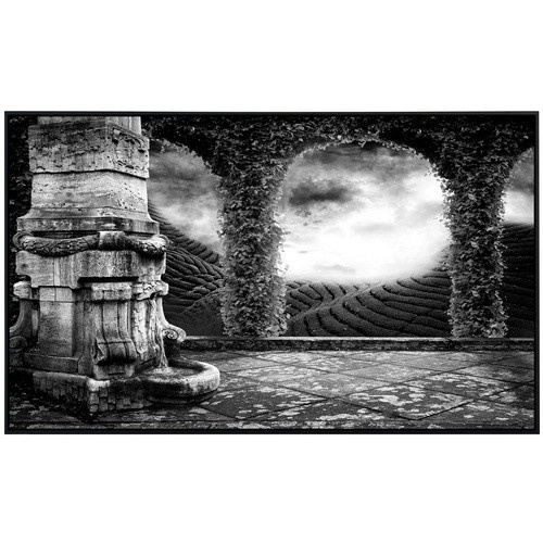 papermoon EcoHeat Infrarotheizung Tempel in Schwarz und Weiss mit Matt-Effekt und App-Steuerung - Bild 2
