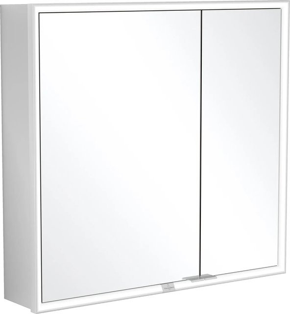 Villeroy & Boch Einbau-Spiegelschrank MY VIEW NOW mit 2 Türen, LED und Sensorschalter, Weiß, B/H/T: 80 x 75 x 16,8 cm - Bild 1
