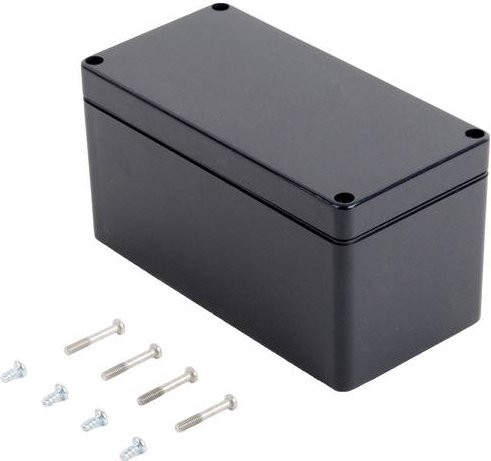 TRU Components Industrie-Gehäuse KST 231 03231000.H aus ABS in Schiefer-Grau, B: 16,0 cm, T: 8,0 cm, H: 8,5 cm - Bild 1