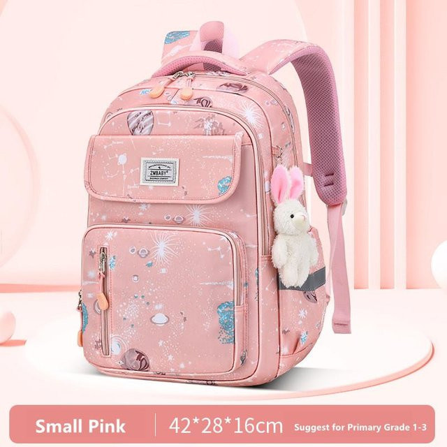 Kawaii Schulrucksack von Fancy Style Studio für Mädchen in Rosa und Lila inklusive Federtasche - Bild 1