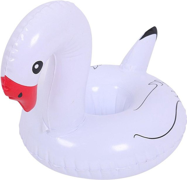 Aufblasbarer Xieqiuqiu Getränkehalter für Pool und Badewanne, Weiß - Bild 1