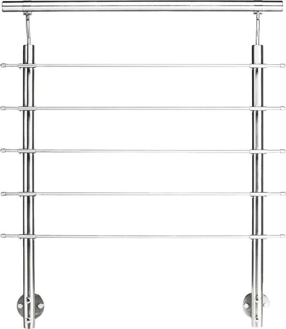 Dieda Geländer-Set G-Form aus Edelstahl V2A in Silber für seitliche Montage, 18 m - Bild 1