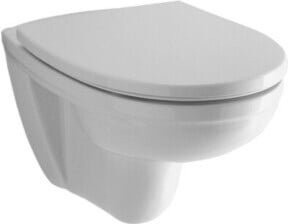 Geberit WC-Sitz Felino in Weiß mit D-Form, verchromten Scharnieren und Soft-Close Absenkautomatik - Bild 1