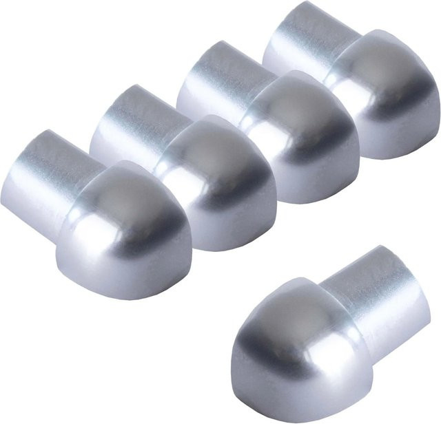 Dalsys Außeneck Fliesenschiene Viertelkreis aus Aluminium in Chrome, Breite: 5 mm, Höhe: 8 mm - Bild 1