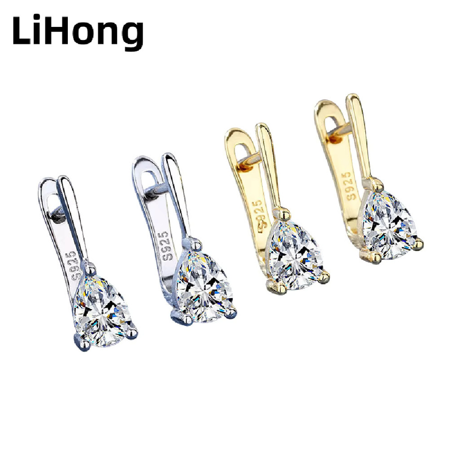 LiHong Ohrringe, 925 Silber, Kristall, Zirkonia, Damen - Bild 2