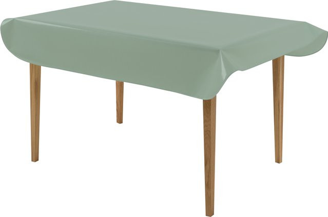 LIVARNO Lacktischdecke rechteckig, grün, B: 140 cm, T: 110 cm, abwischbar und wasserabweisend - Bild 1