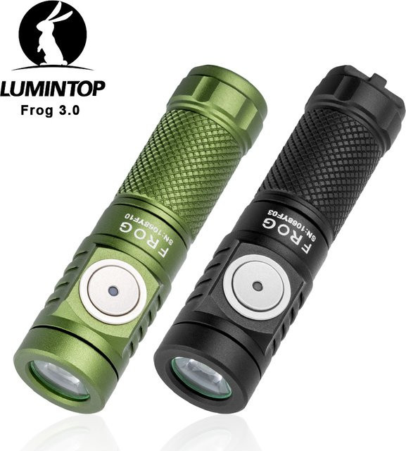 LUMINTOP Frog 985 EDC LED Outdoor-Taschenlampe mit USB-C wiederaufladbarem Li-Ionen-Akku als Campinglaterne und Schlüsselanhänger - Bild 1