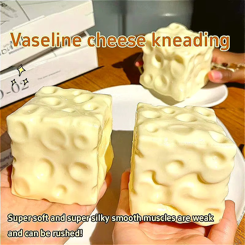 Hot Toys Käse-Stressabbau-Spielzeug, Riesiges Käse-Sensorisches Spielzeug, 5cm - Bild 2