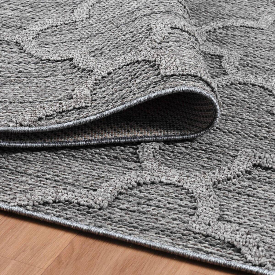 Ayyildiz In- und Outdoor-Teppich Patara in Grau mit Sisal-Optik, B/L: 240 x 340 cm - Bild 2
