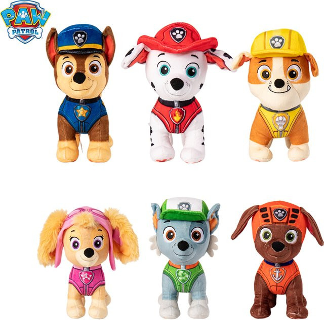 Paw Patrol Rettungsräder, Plüschtiere, Boomber Chase Skye - Bild 1