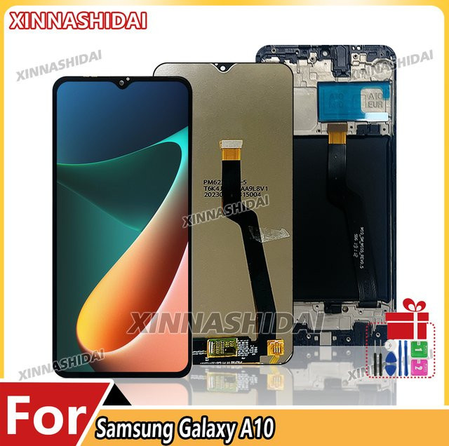 Samsung A10 A105 und M10 LCD Display mit Touch Digitizer Montage in Schwarz - Bild 1